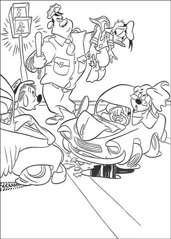 Donal Duck Coloring Pages 13